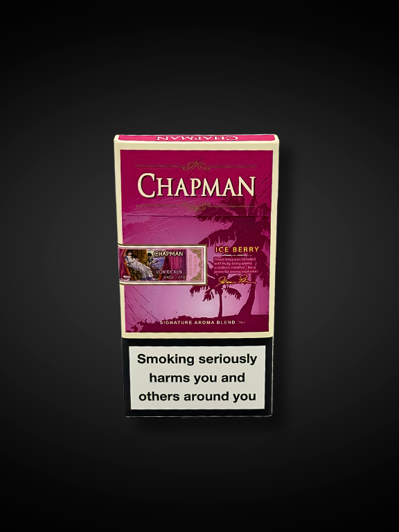 Chapman-Superslim-Ice-Berry-orman-meyveli-boxcigar Chapman Ice Berry Slim orman meyveli ve mentollü sigara paketi