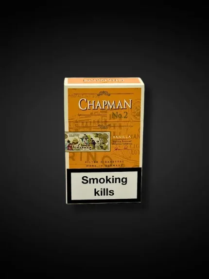 Chapman Vanilla No. 2 Regular vanilya aromalı standart kalınlıkta sigara paketi