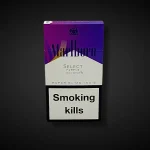 Marlboro Select Purple Less Smell mor renkli sigara paketi