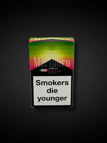 Marlboro Vista Double Fusion Summer karpuz ve mentol aromalı sigara paketi