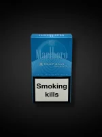 Marlboro Touch Aqua Less Smell açık mavi mentollü sigara paketi