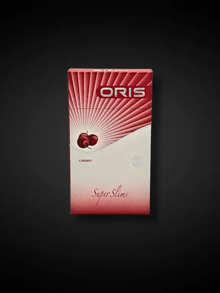 Oris Cherry Super Slims kiraz aromalı ince sigara paketi
