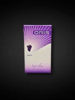 Oris Grape Super Slims üzüm aromalı mor sigara paketi