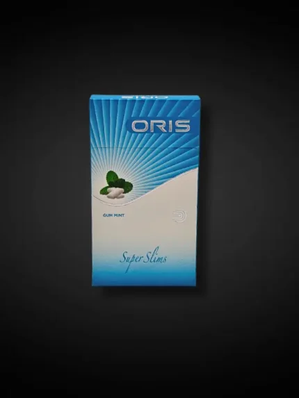Oris Gum Mint Super Slims nane sakız aromalı sigara paketi