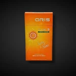 Oris Pulse Menthol Orange Super Slims portakal ve mentol aromalı sigara paketi
