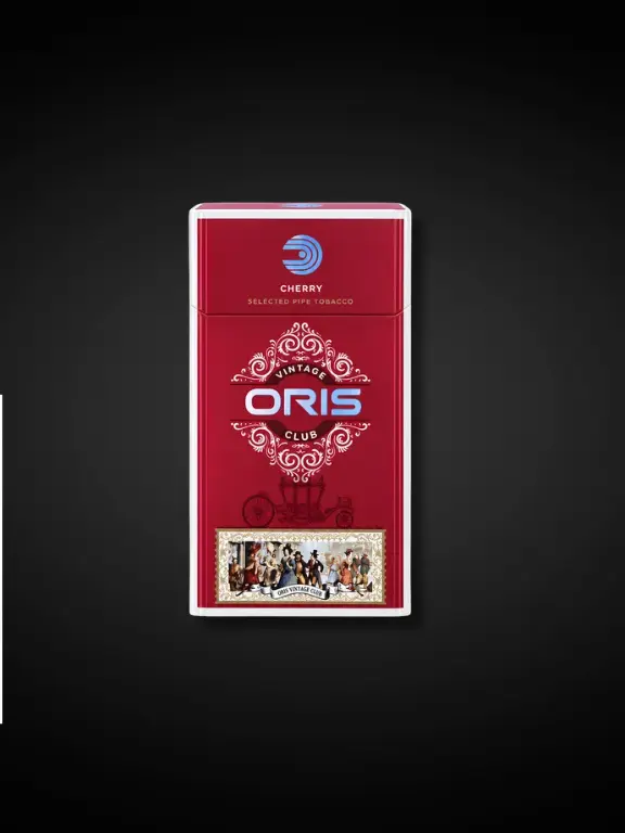 Oris-Vintage-Club-Cherry-Kiraz-Aromalı-boxcigar Oris Vintage Club Cherry kiraz aromalı filtreli tütün ürünü paketi